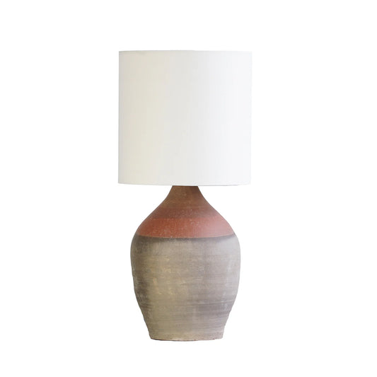 Clay Rice Wine Bottle Lamp