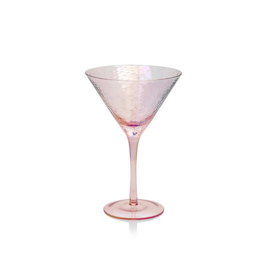 Aperitivo Martini Glass- Luster Pink