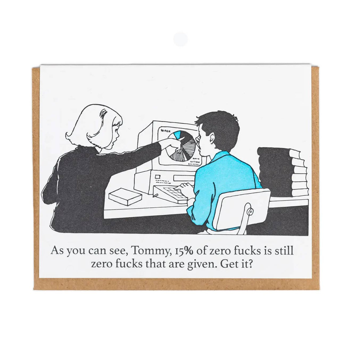 Fifteen Percent Greeting Card
