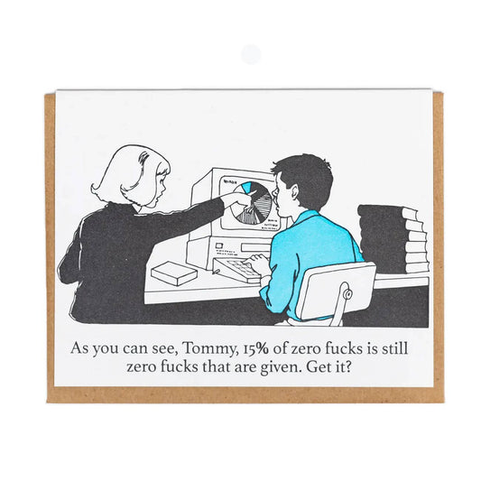 Fifteen Percent Greeting Card
