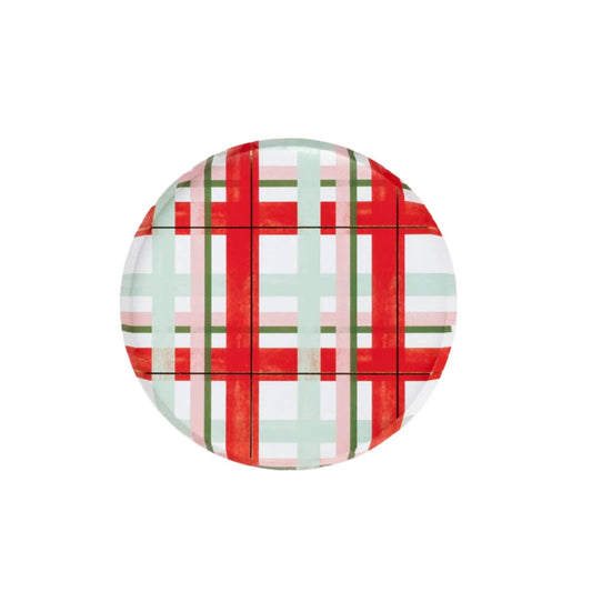 Cheerful Plaid Small Plates