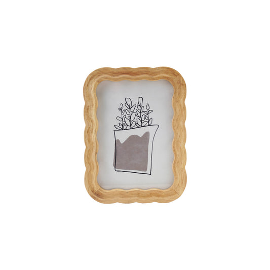 Scalloped Photo Frame (5"x7")