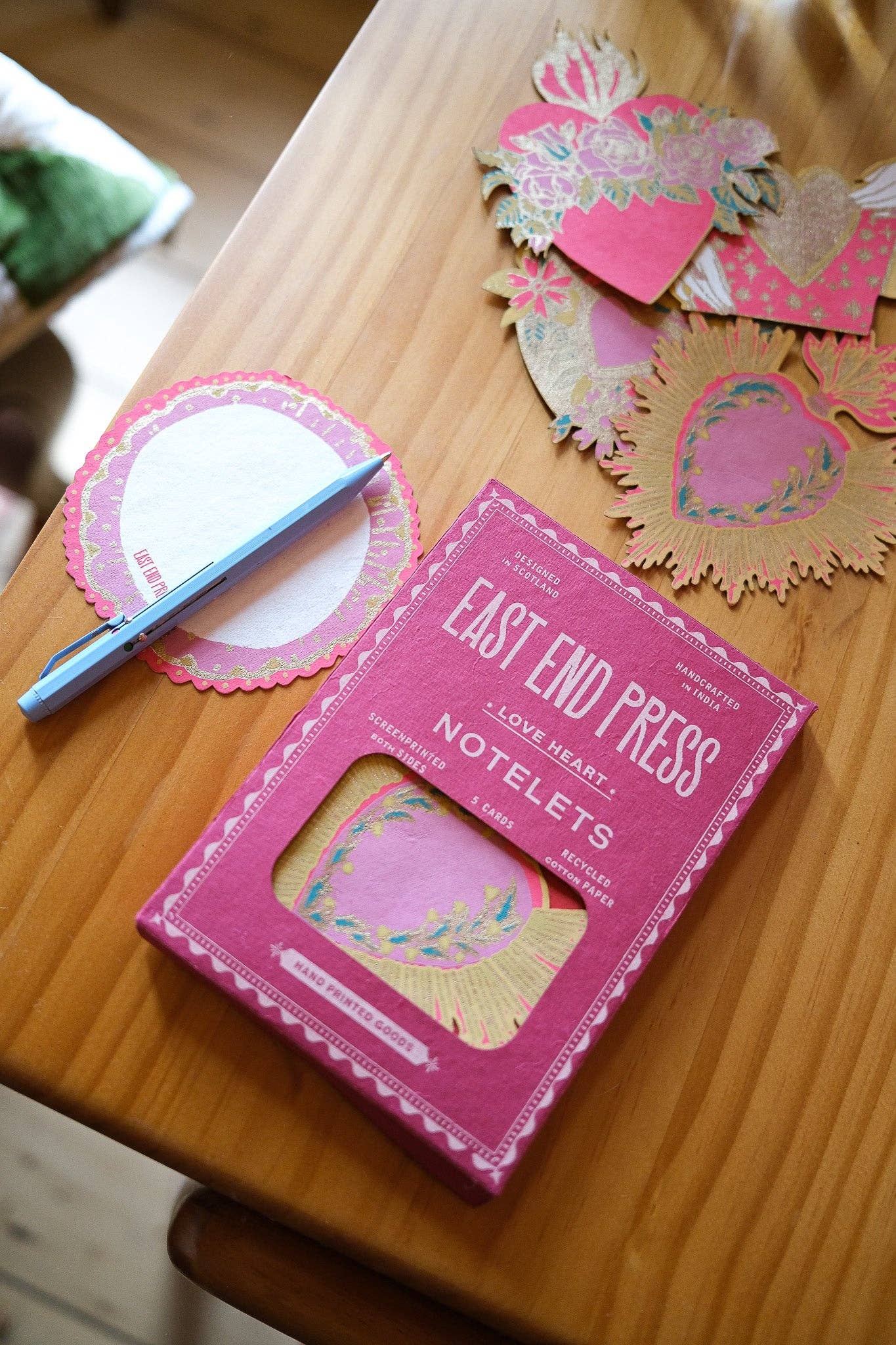 Love Heart Notecards Set