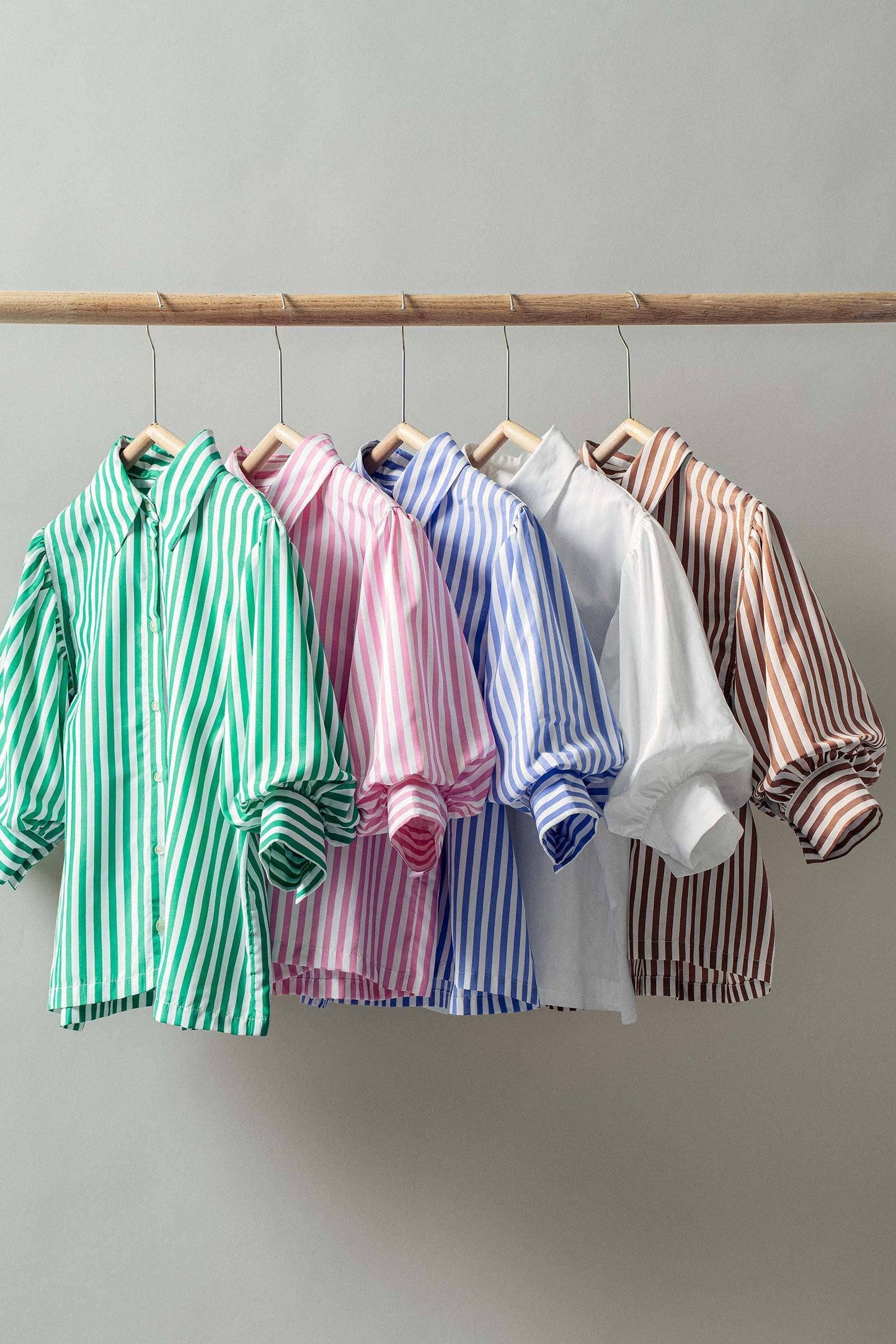 Drop Waist Blouse: WHITE STRIPE
