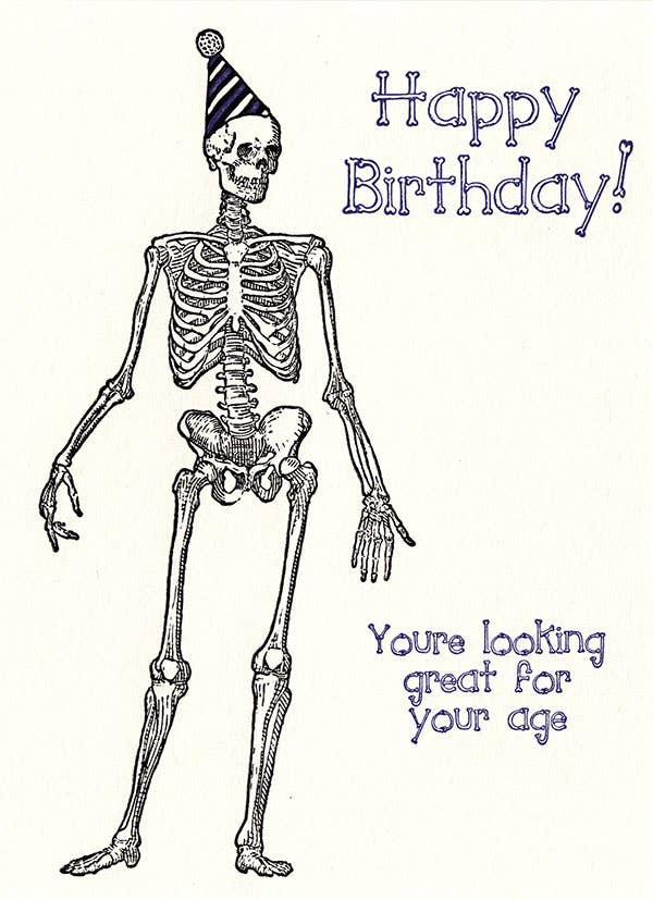 Great for your Age Birthday Greeting Card