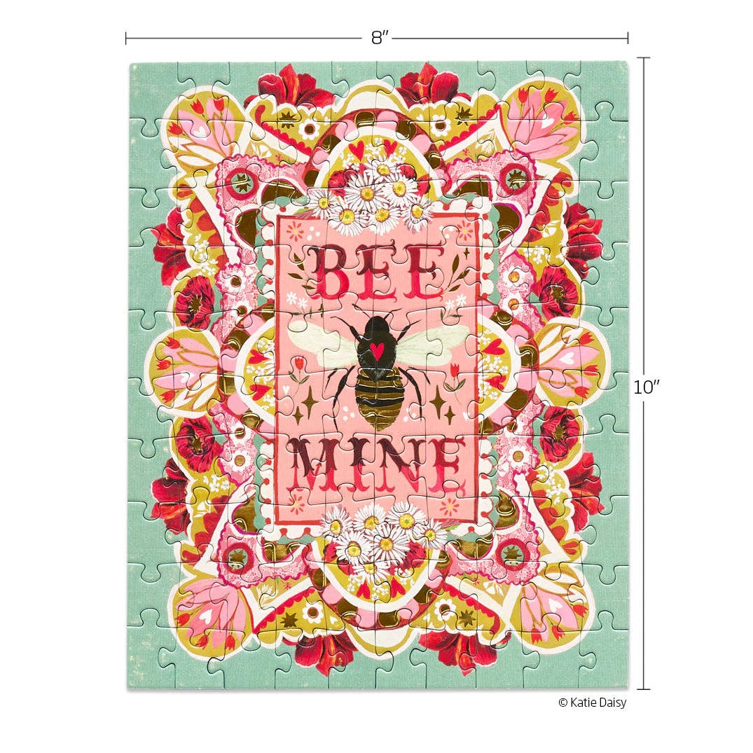 Bee Mine 100 Piece Puzzle Snax | Valentine's Day