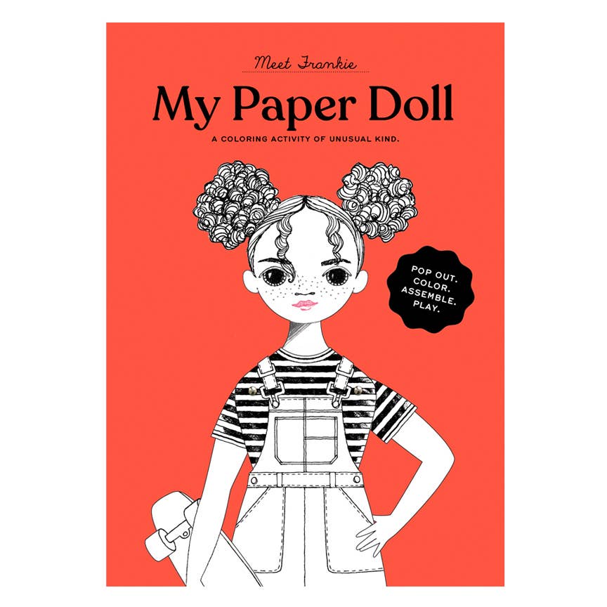 FRANKIE COLORING PAPER DOLL KIT