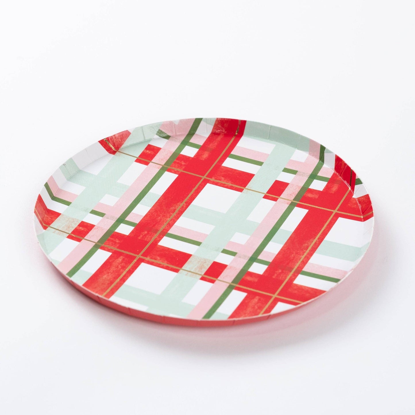 Cheerful Plaid Small Plates