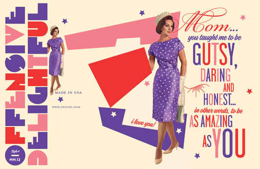 GUTSY MOM mother's day card