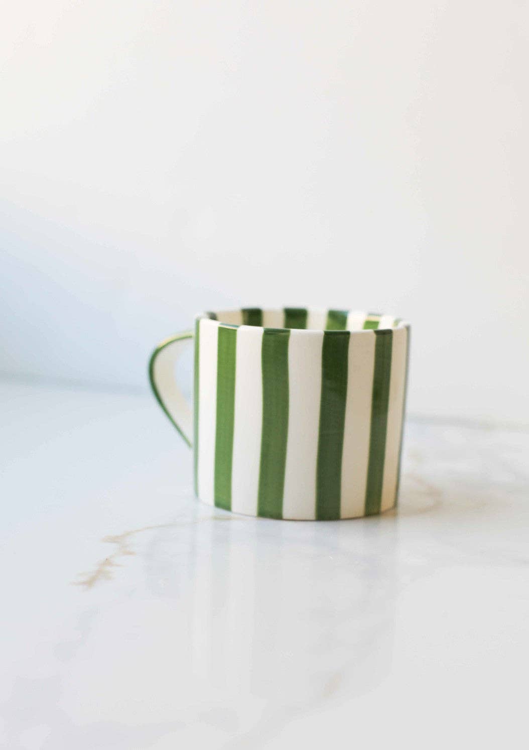 Simple Striped Mugs: Red