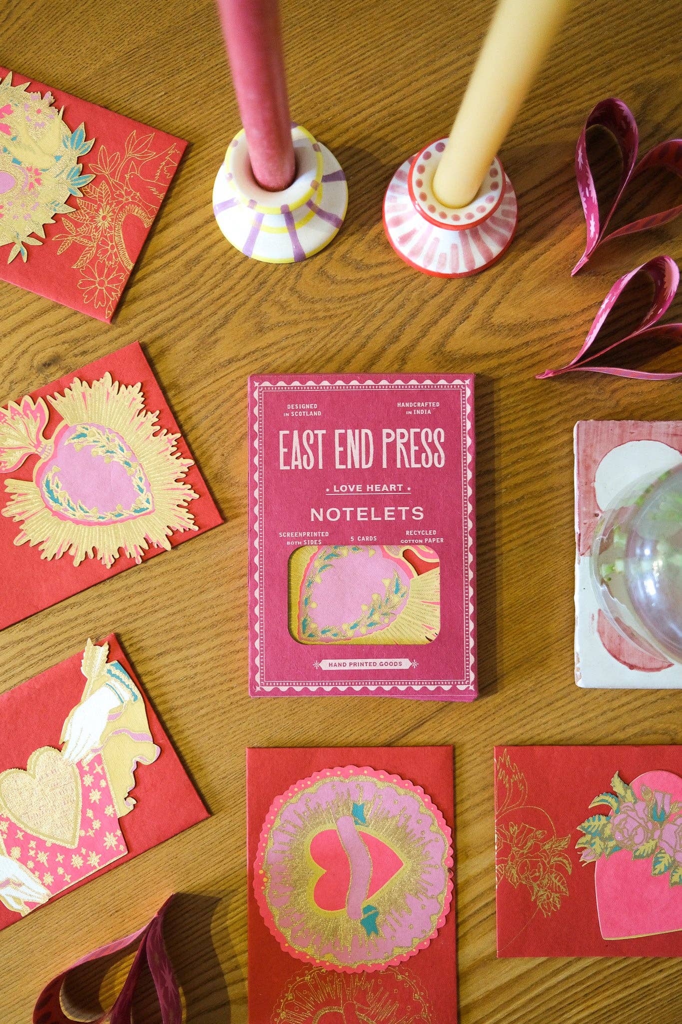 Love Heart Notecards Set