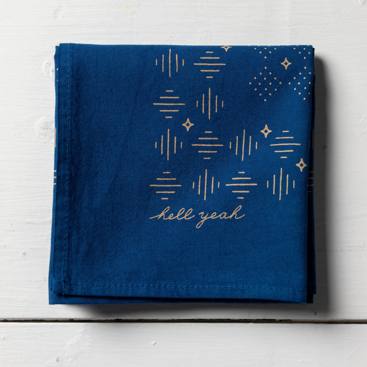 Heritage cotton bandana -“Hell Yeah” – Made in USA