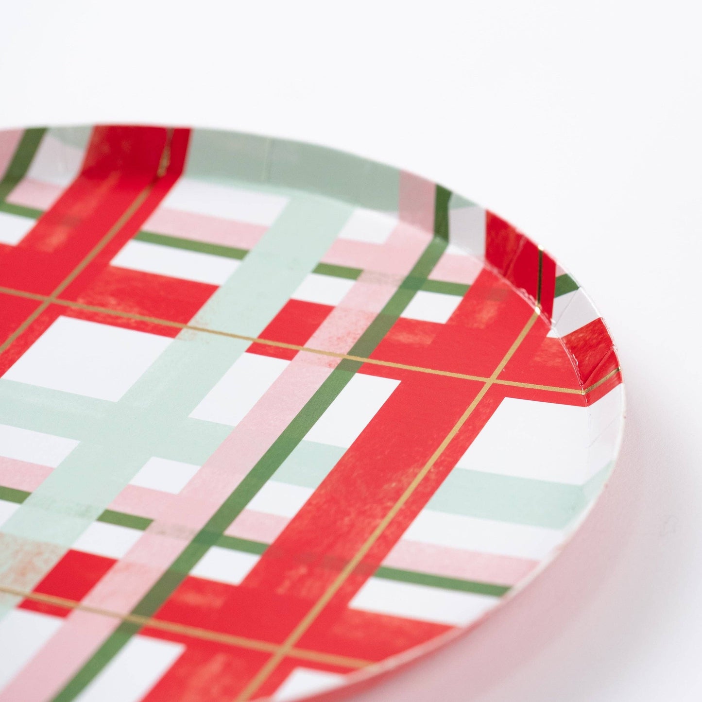 Cheerful Plaid Small Plates