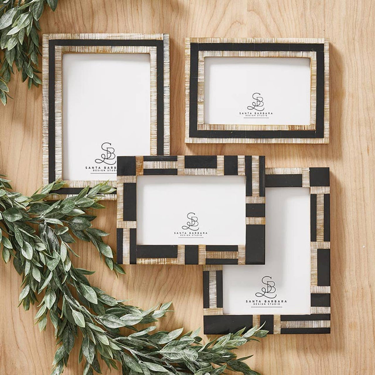 Horn Photo Frame - Patterned - 5 x 7