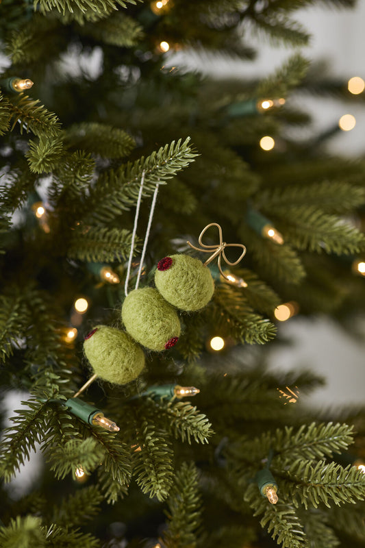Cocktail Olive Ornament