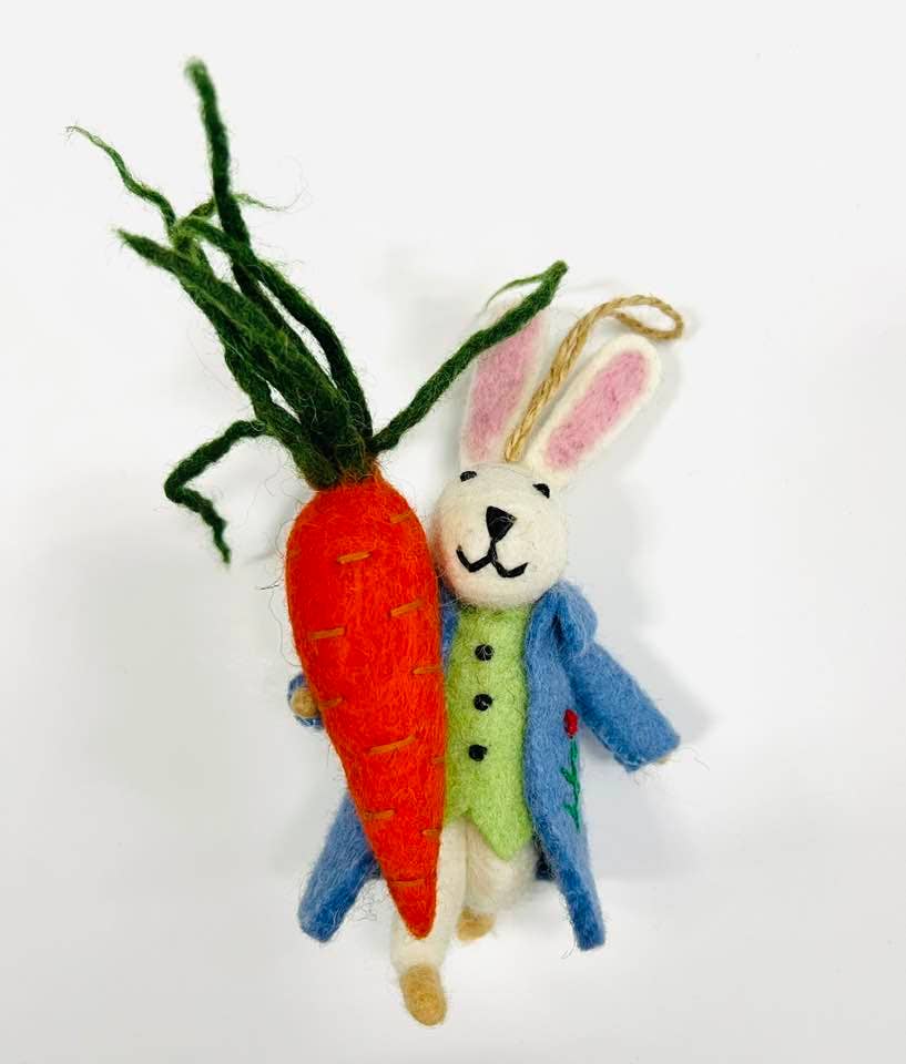 Felt Bunny Ornament Decor