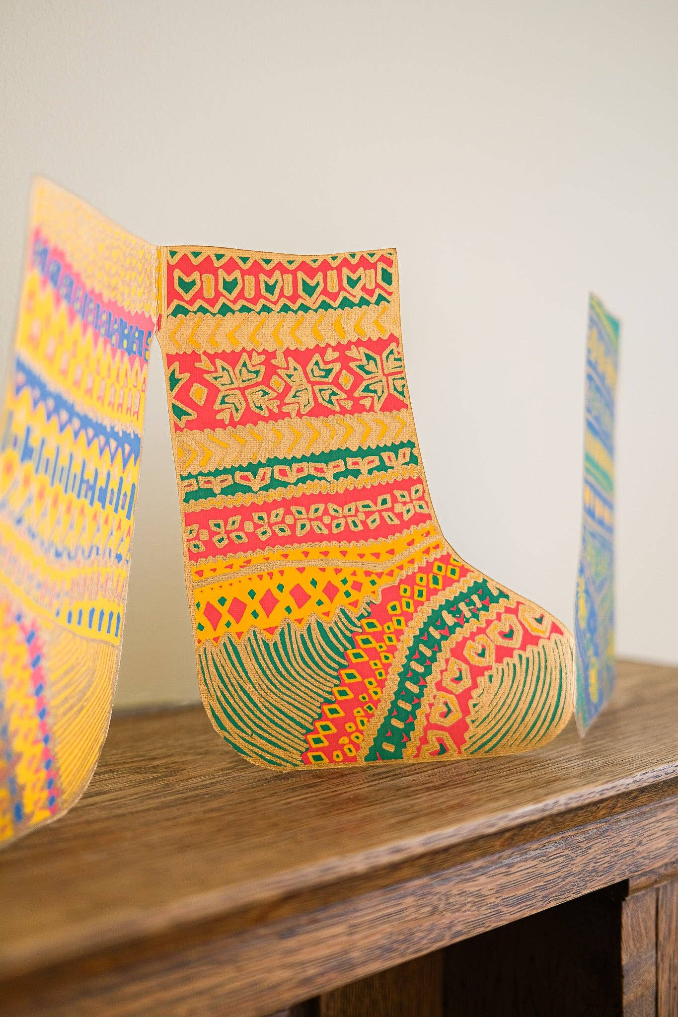 Stockings Concertina Garland