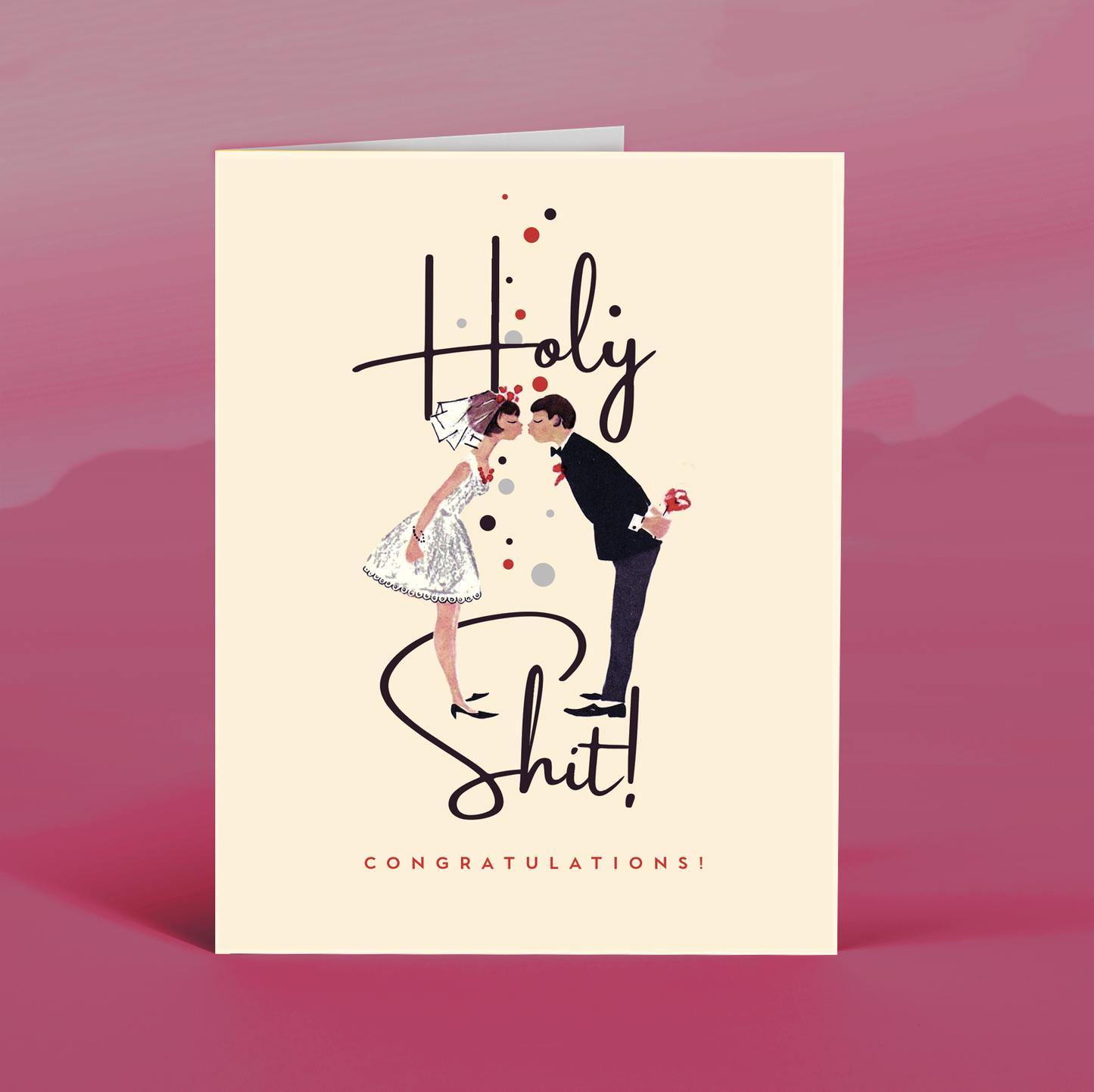 HOLY SHIT! wedding card