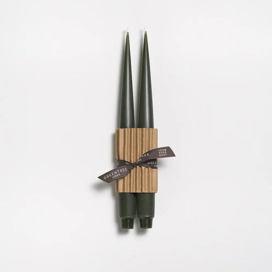 Apollo Taper Handmade Beeswax Candles: Antique
