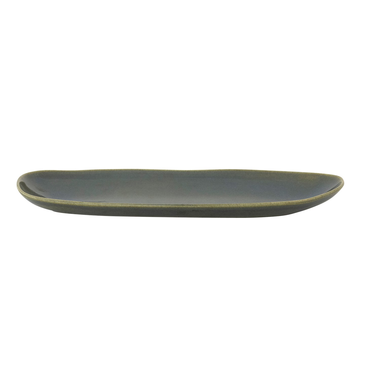 Stoneware Tray, Green (Each One Will Vary)