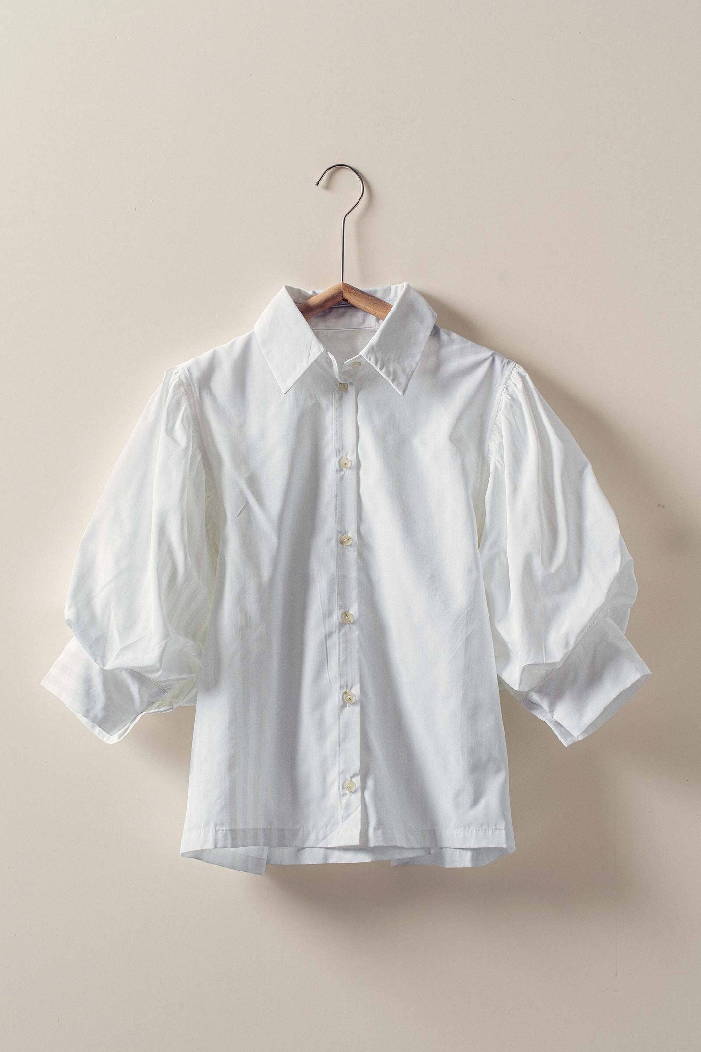 Drop Waist Blouse: WHITE STRIPE