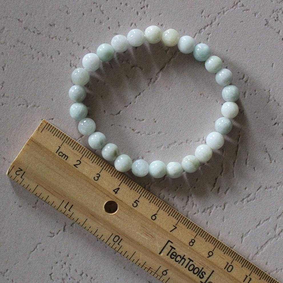 Jade Bracelet 8mm - Crystals & Stones