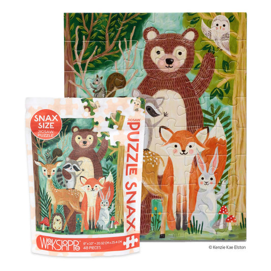 Woodland Cuties 48 Piece Kids Puzzle Snax