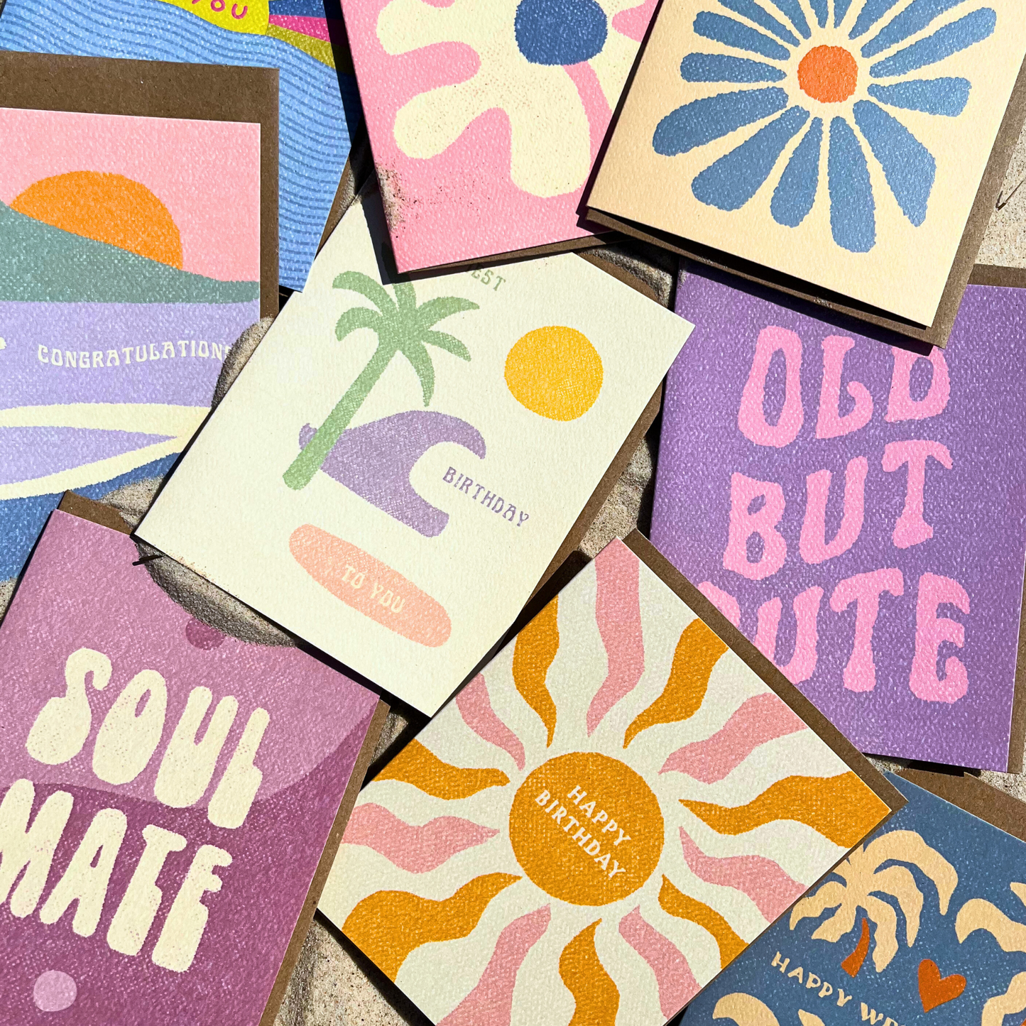 Happy Birthday Weirdo Card | Trippy Card | Psychedelic Card