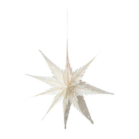 Recycled Paper Snowflake 18"
